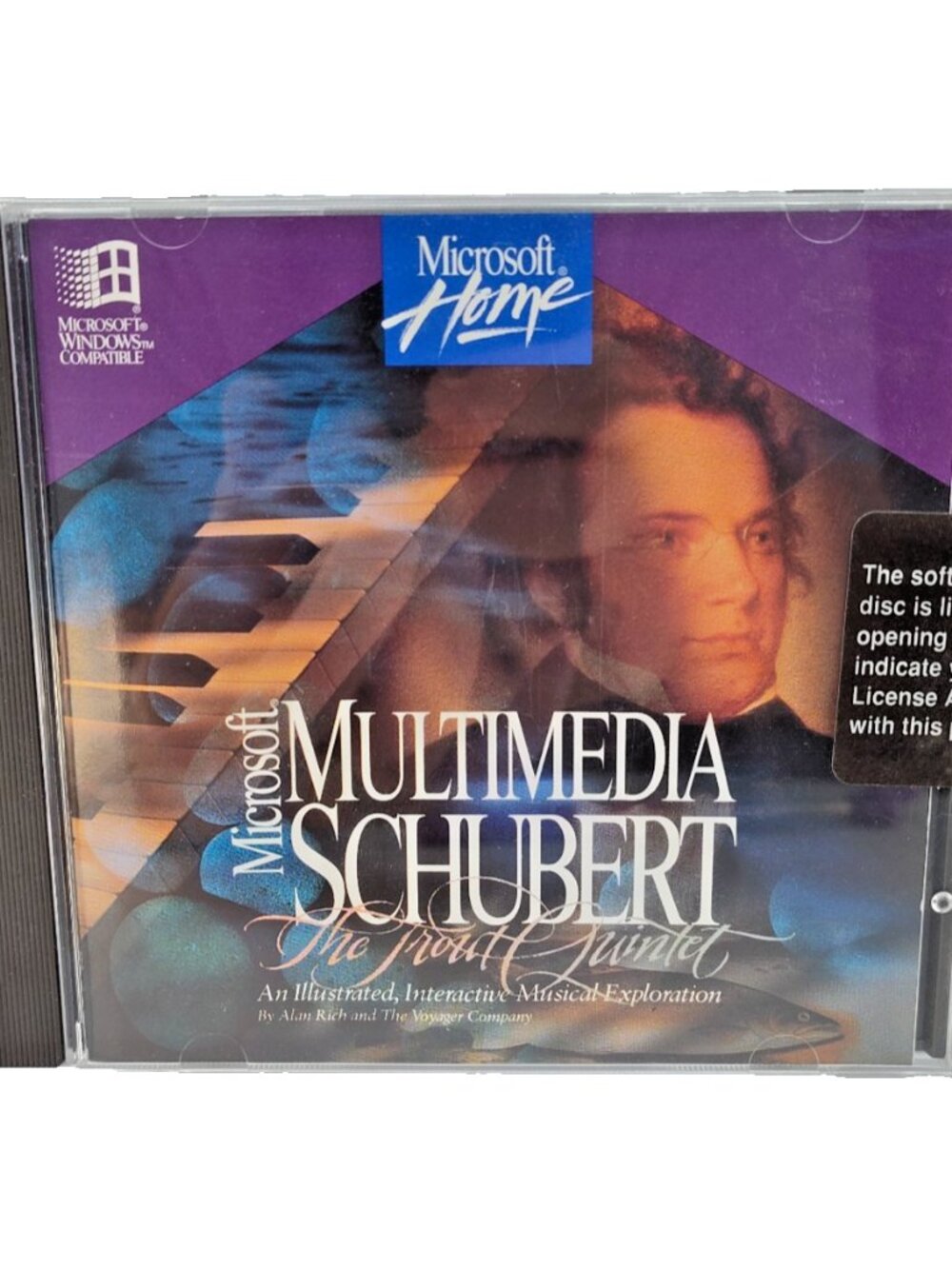 Microsoft Multimedia Schubert The Trout Quintet PC CD-ROM Vintage Interactive